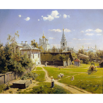 РЕПРОДУКЦИИ НА КАРТИНИ Московски вътрешен двор (1878)